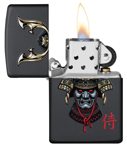 Zippo - Samurai Helmet Design - MonthlyKnifeClub