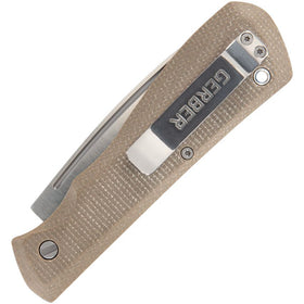 Gerber Mansfield Swayback D2 / Natural Micarta