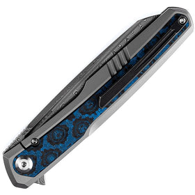 Kansept Arcus Damascus Blue Rose Titanium - K1046D2