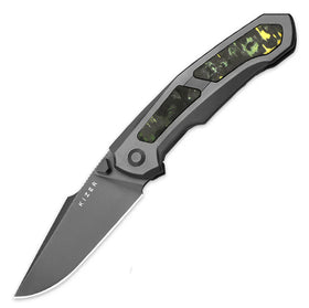 Kizer Cutlery Feweed - S90V - Fat Carbon + Titanium Ki3694A2