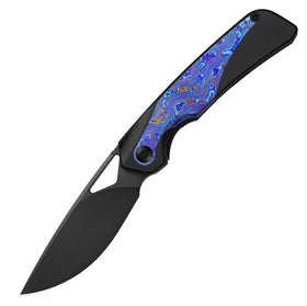 Kizer Topsail – S45VN Blade • Titanium & Timascus • Matte DLC Ultra