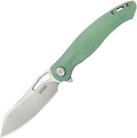 Kubey Drake Folding Knife Jade G-10 KU239I