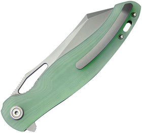 Kubey Drake Folding Knife Jade G-10 KU239I