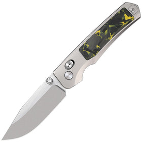 Remette RT-Aurora-Y M390 / Titanium Raindrop Carbon Fiber