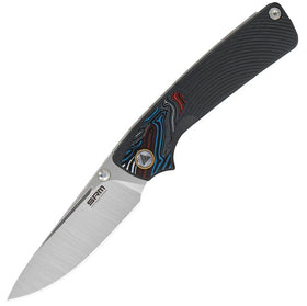 SRM Dome 106M‑GK – 14C28N Blade • G10 Handle • Slipjoint EDC